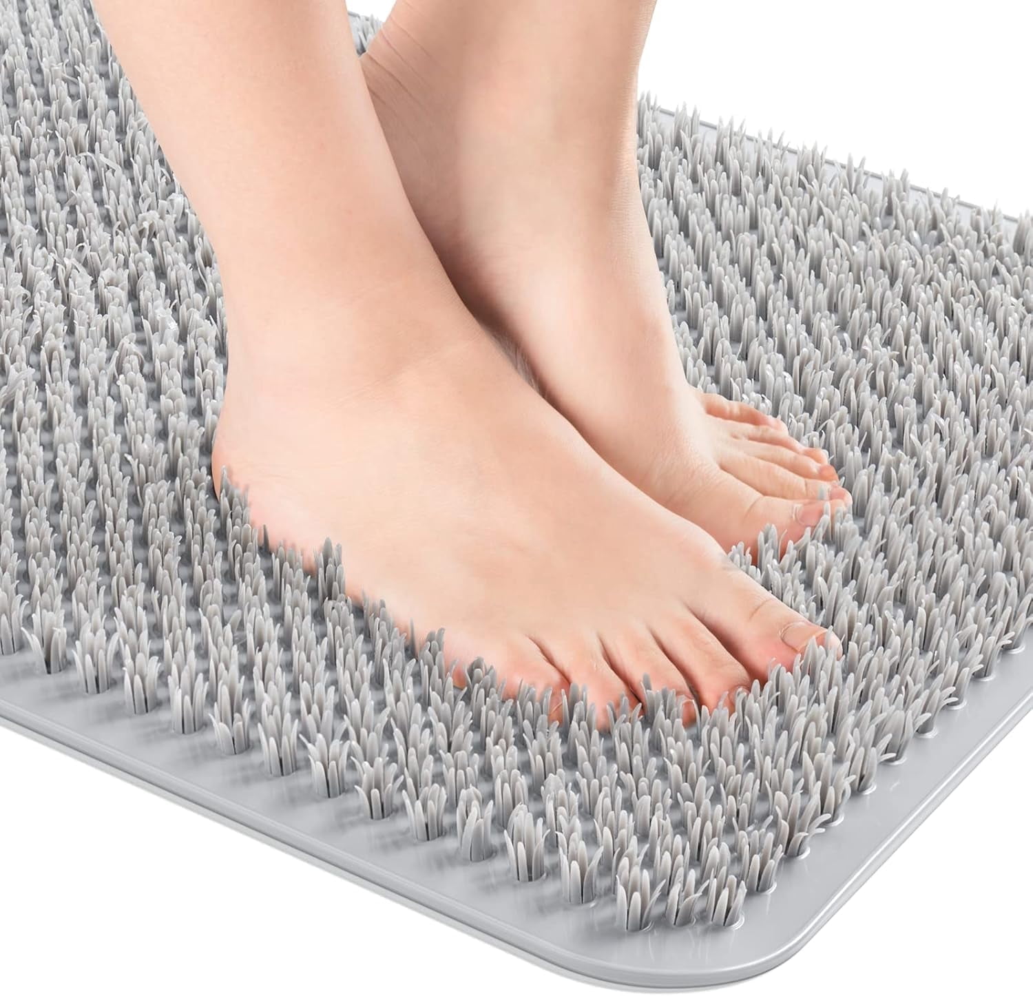 OTHWAY Non Slip Grassy Bathtub Mat :27.5X15.7 inches Spa Foot Massage ...