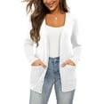 thumbnail image 1 of OTHYROCE Women Sweater Button up V Neck Female Cardigans With Pockets S-XXL, 1 of 7