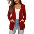 thumbnail image 1 of OTHYROCE Women Sweater Button up V Neck Female Cardigans With Pockets S-XXL, 1 of 7