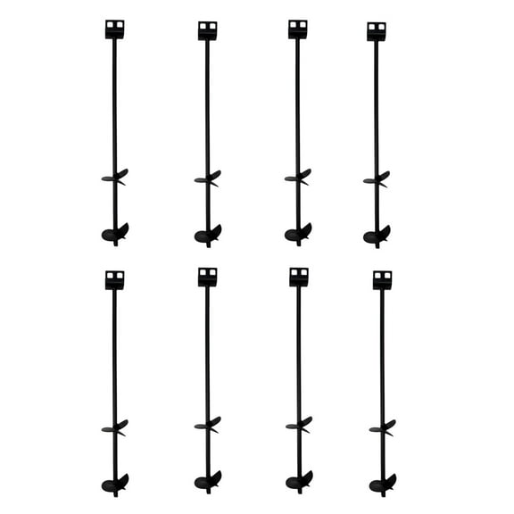 OTI Mobile Home Double Disk Earth Anchor, 30" x 3/4" x 4", 42 lbs, 8 Count