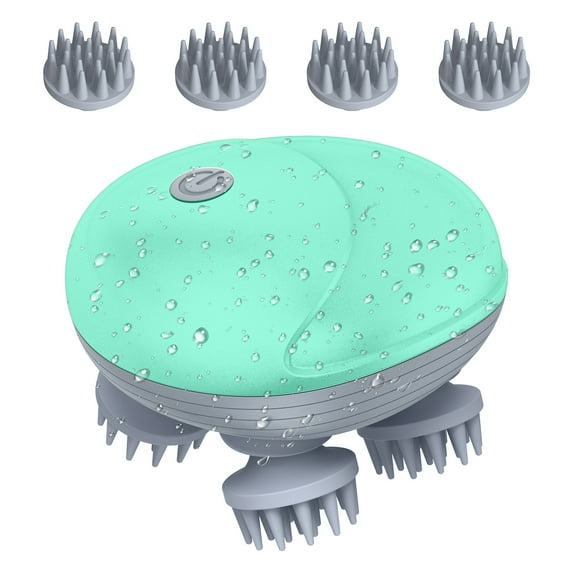 OTIA Electric Scalp Massager, Pet Massager, Waterproof Handheld Pet Massager for Dogs and Cats(Green)