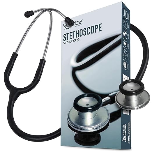 OTICA Dual Head Stethoscope - Stethoscopes for Nurses, Medical Nursing Students, Paramedics/EMT