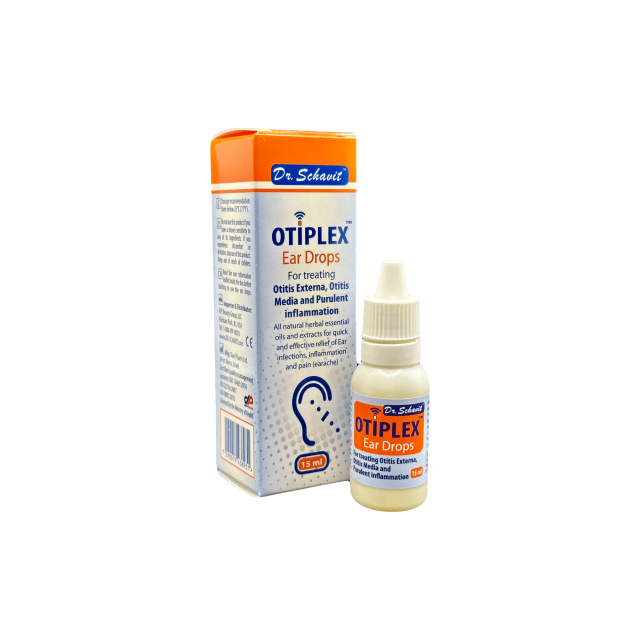 OTIPLEX All Natural Herbal Ear Drops Rapid Relief for Ear Infections