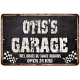 thumbnail image 1 of OTIS'S Garage Black Grunge Sign 8x12 Decor Gift 108120005099, 1 of 1