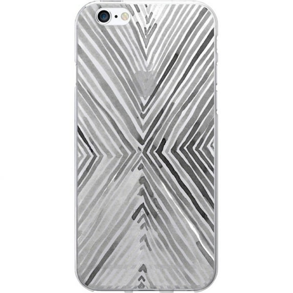 Artist Prints Clear Phone Case, X Smoke