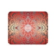 thumbnail image 1 of OTM Essentials Mouse Pad, Mandala Heart Orange & Red, 1 of 3