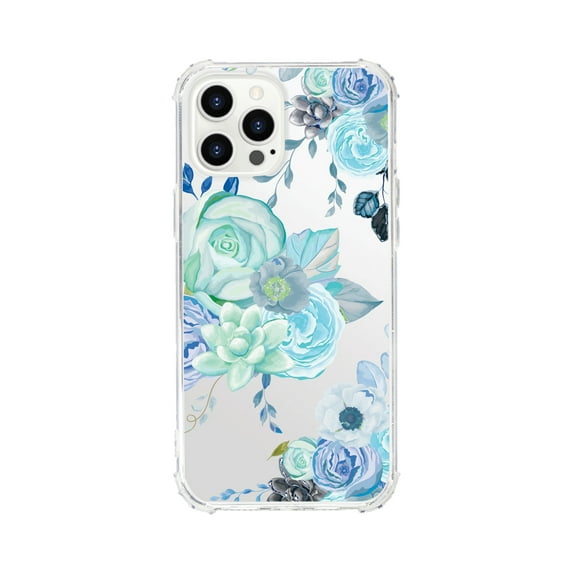 OTM Essentials iPhone 12 Pro Max Phone Case, Flower Garden Blue