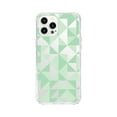 thumbnail image 1 of OTM Essentials iPhone 12 Pro Max Phone Case, Geo Triangle Green, 1 of 3
