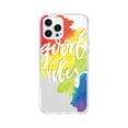 thumbnail image 1 of OTM Essentials iPhone 12 Pro Max Phone Case, Good Vibes Rainbow, 1 of 3