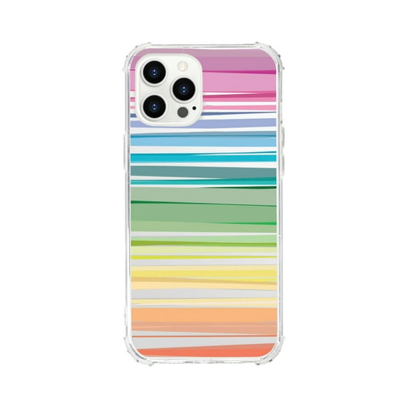 OTM Essentials iPhone 12 Pro Phone Case, Stripes Pastel