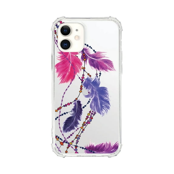 OTM Essentials iPhone 12 mini Phone Case, Dancing Feathers Purple