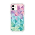 thumbnail image 1 of OTM Essentials iPhone 12 mini Phone Case, Geo Triangle Pink, 1 of 3
