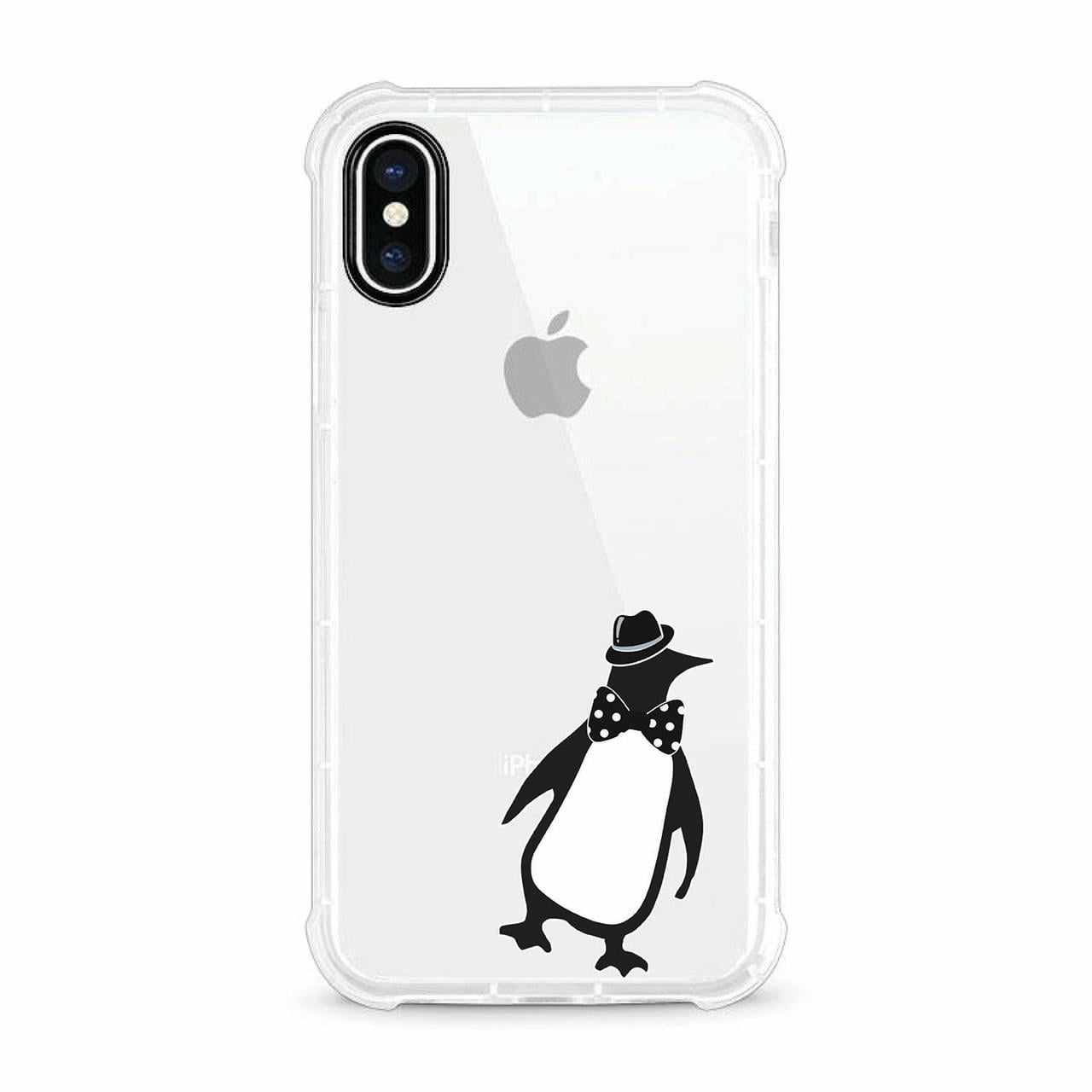 OTM Essentials iPhone X Clear Rugged Edge Phone Case, Penguin - Walmart Business Supplies OTM Essentials iPhone X Clear Rugged Edge Phone Case, Penguin - Walmart Business Supplies