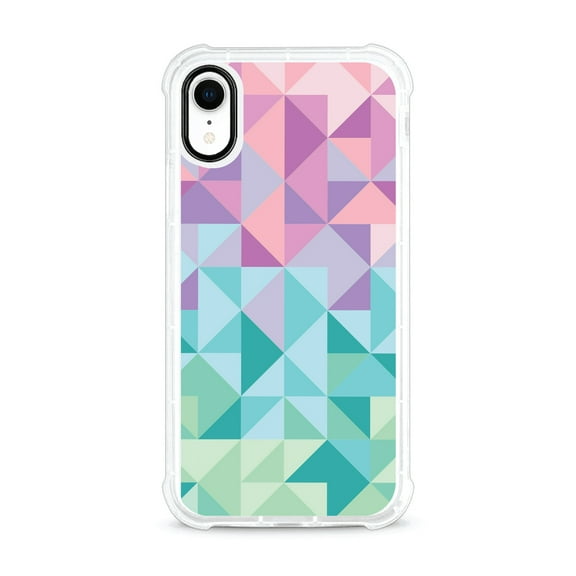 OTM Essentials iPhone XR Phone Case, Geo Triangle Pink