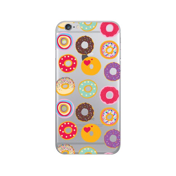 OTM Prints Clear Phone Case, Doughnuts for Days - iPhone 6/6s/7/7s