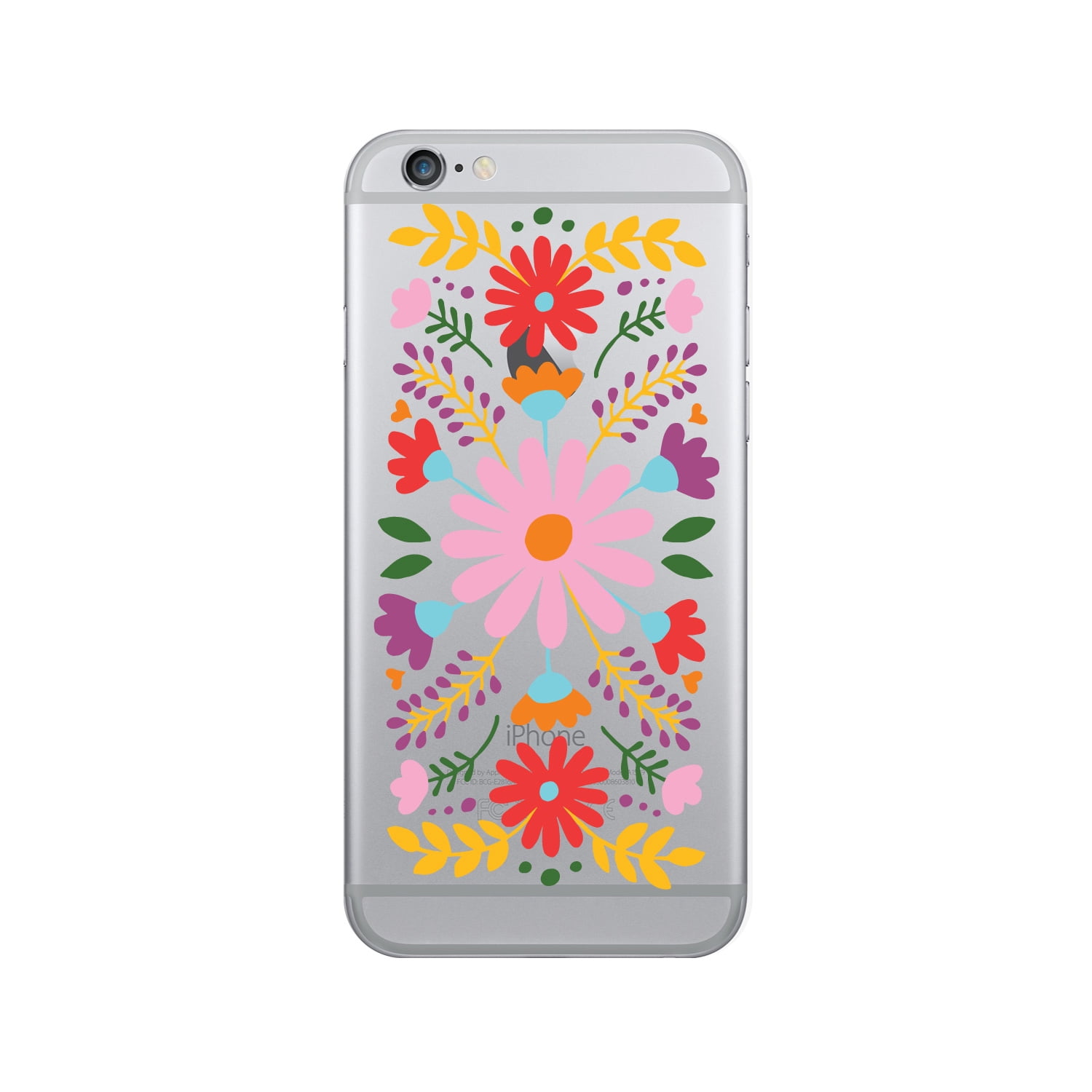 OTM Prints Clear Phone Case, Festival Pastels - iPhone 6 Plus/7 Plus