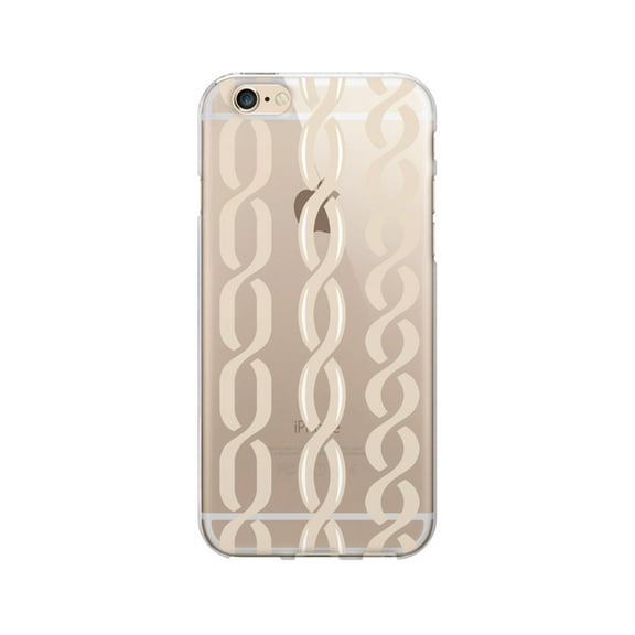 OTM Prints Clear Phone Case, Links Champagne - iPhone 6/6s/7/7s