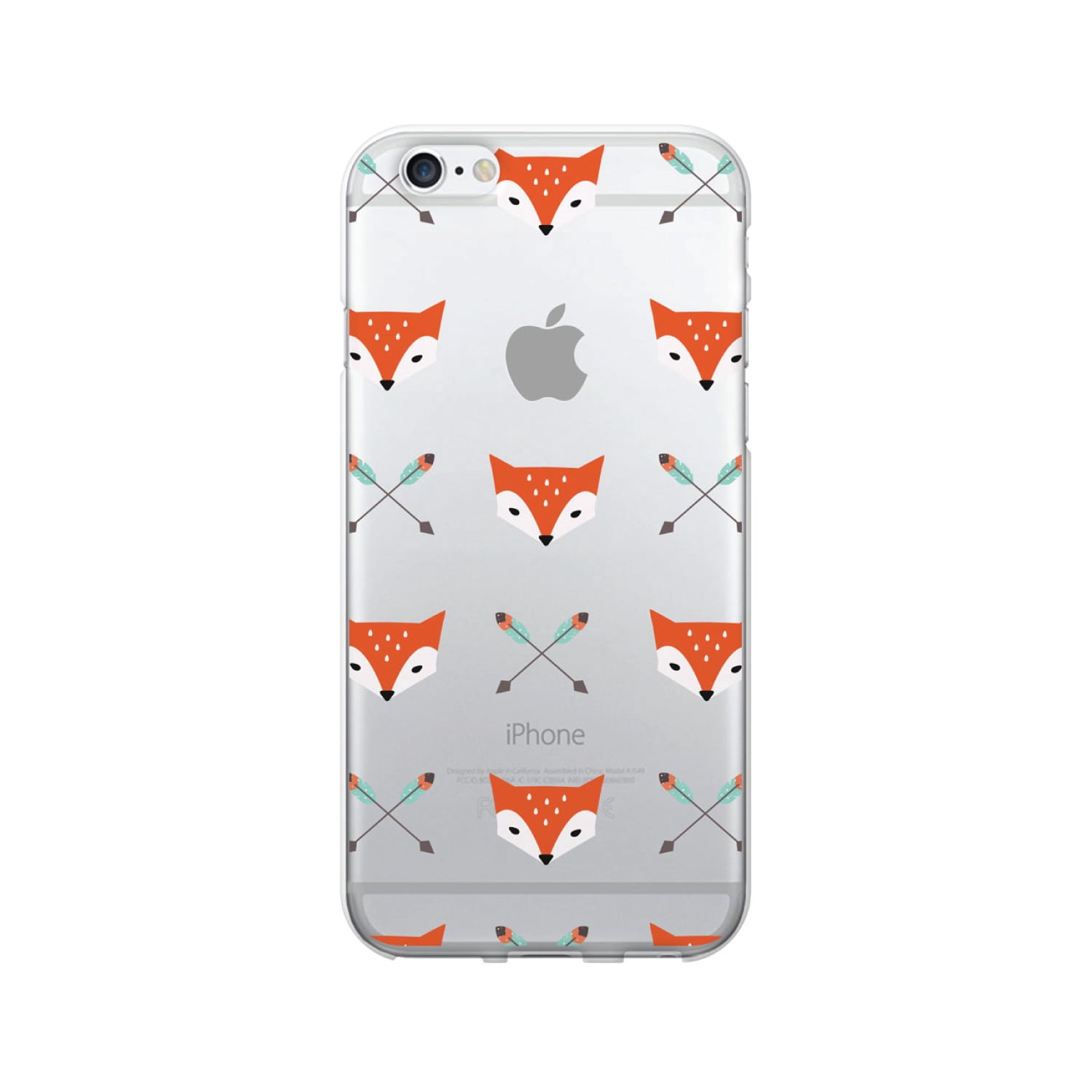 OTM Prints Clear Phone Case, Mr. Fox - iPhone 6 Plus/7 Plus
