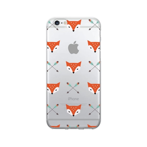 OTM Prints Clear Phone Case, Mr. Fox - iPhone 6 Plus/7 Plus