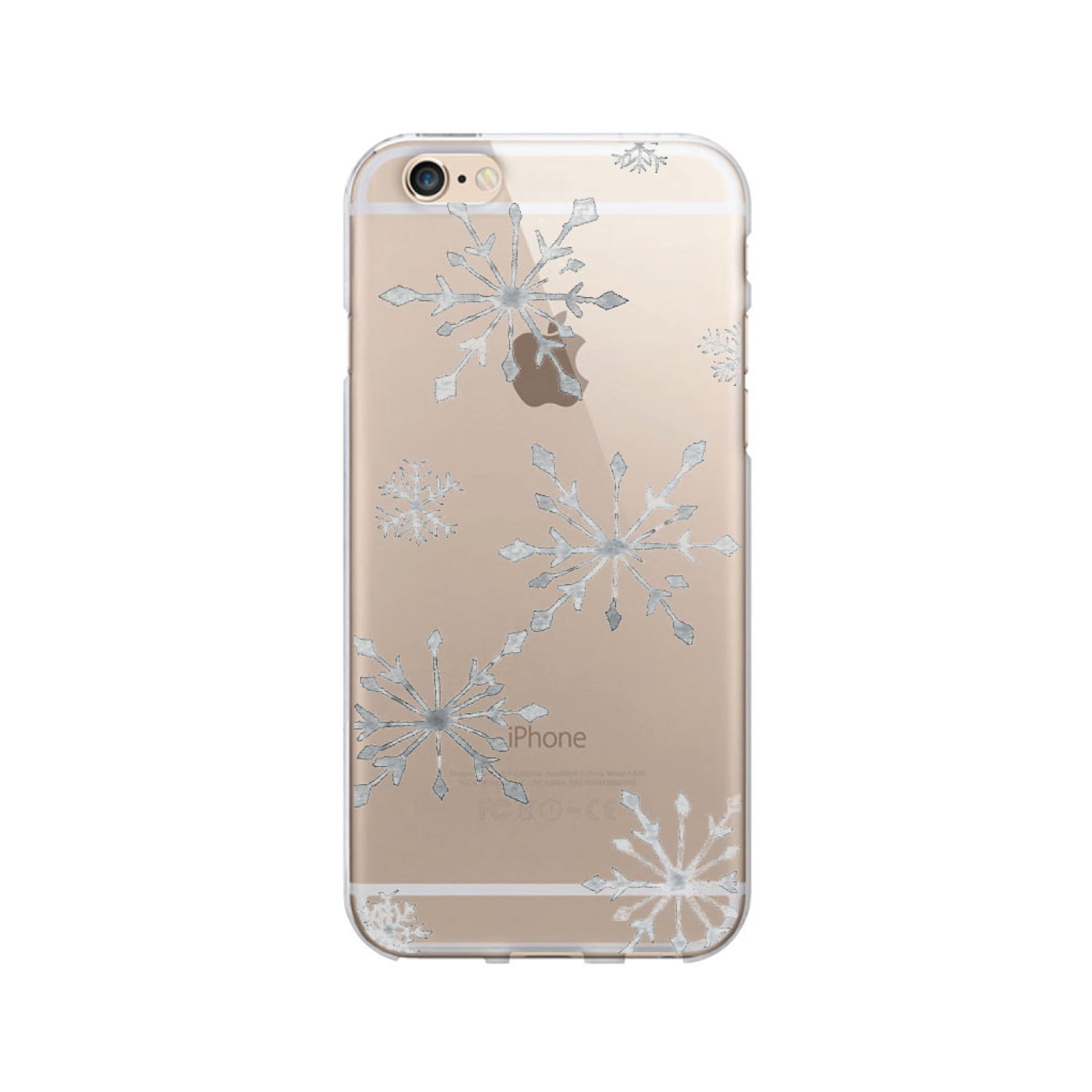 OTM Prints Clear Phone Case, Snowfall - iPhone 6 Plus/7 Plus