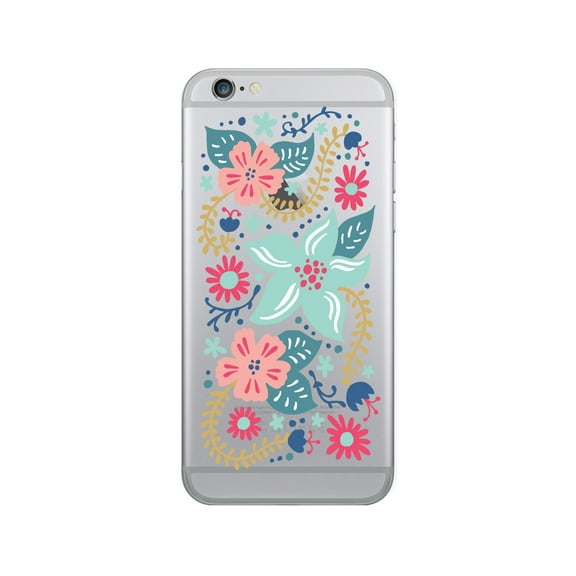 OTM Prints Clear Phone Case, Springtime Pastels - iPhone 6 Plus/7 Plus