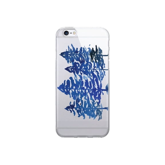 OTM Prints Clear Phone Case, Wilderness Blue - iPhone 6/6s/7/7s