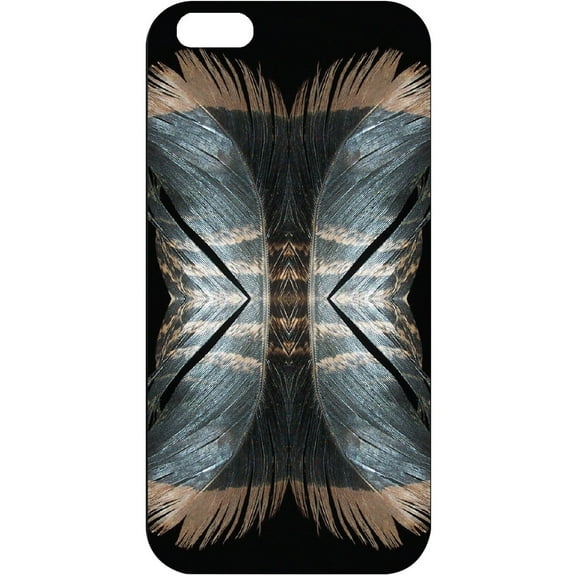 OTM iPhone 6 Black Matte Case Feather Collection, Doubles