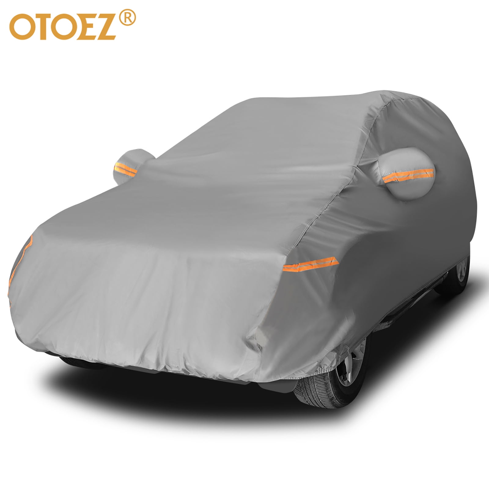 OTOEZ Heavy Duty Waterproof Full Car Cover All Weather Protection Outdoor  Indoor Use UV Dustproof for Auto SUV Sedan 
