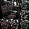 thumbnail image 1 of OTOEZ Universal 5D Luxury Leather Car Seat Cover Full Set, Fully Covered Front & Rear 5-Seat Protector, 1 of 11