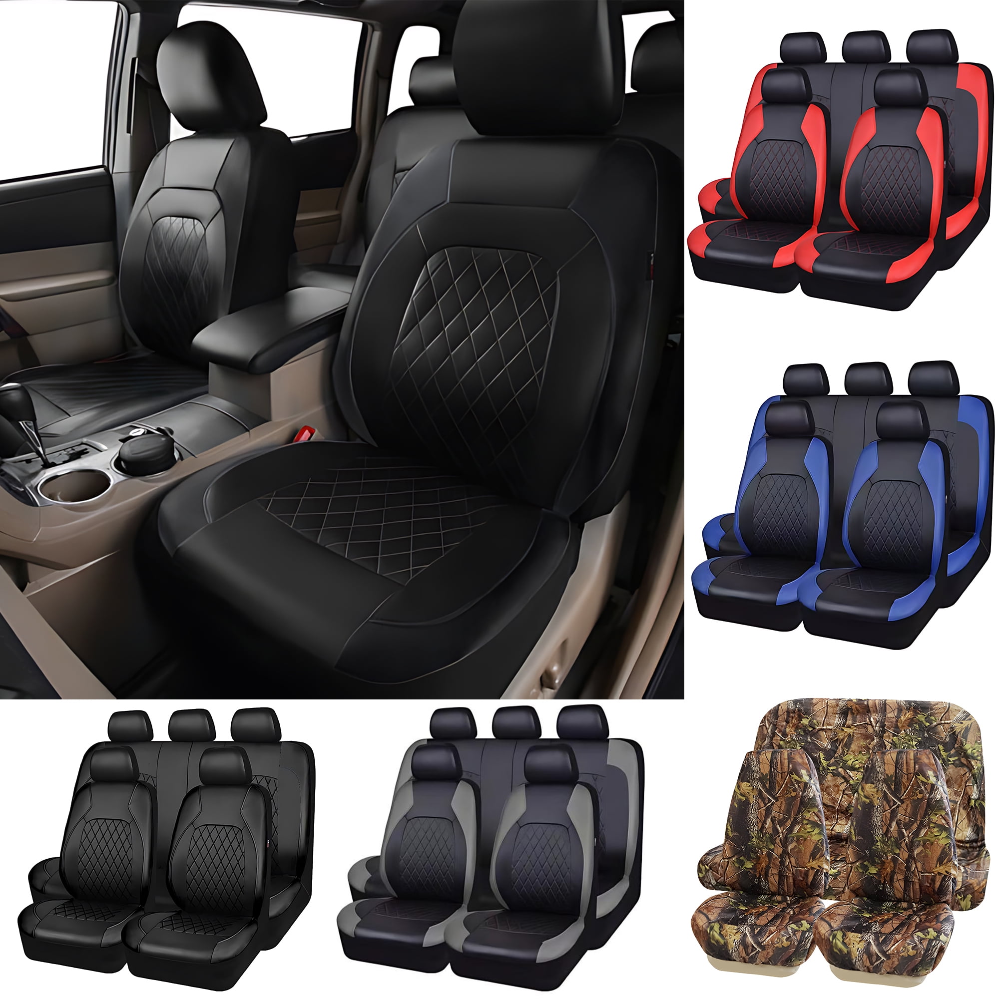 OTOEZ Car Seat Cover 5 Seats Full Set Waterproof Breathable Universal