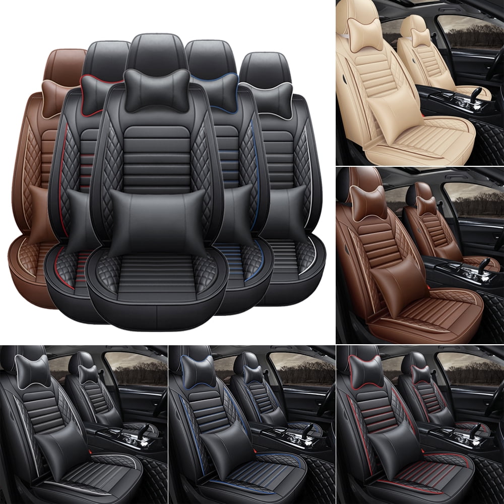 OTOEZ Car Seat Covers 5-Seats Full Set Waterproof Leather