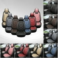 thumbnail image 1 of OTOEZ Nappa Leather Car Seat Cover Universal & Luxurious 5-Seat Full Set Waterproof Front & Rear Cushion Protector Fit Most Honda Toyota Chevy Ford Nissan SUV, 1 of 12