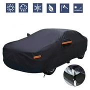 OTOEZ Heavy Duty Waterproof Full Car Cover All Weather Protection Outdoor Indoor Use UV Dustproof for Auto,SUV,Sedan