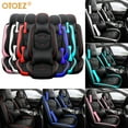 thumbnail image 1 of OTOEZ Universal Car Seat Covers Leather Front Back 5 Seats Full Set Automotive Seat Protector Replacement Fit Most Honda Toyota Chevy Ford Nissan Vehicles, Trucks, SUVs, 1 of 11