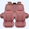 thumbnail image 1 of OTOEZ Universal PU Car Seat Covers Full Set 5 Seats Leather Front and Rear Bench Backrest Cushion Protector Fit Most Honda Toyota Chevy Ford Nissan Trucks SUVs, 1 of 8