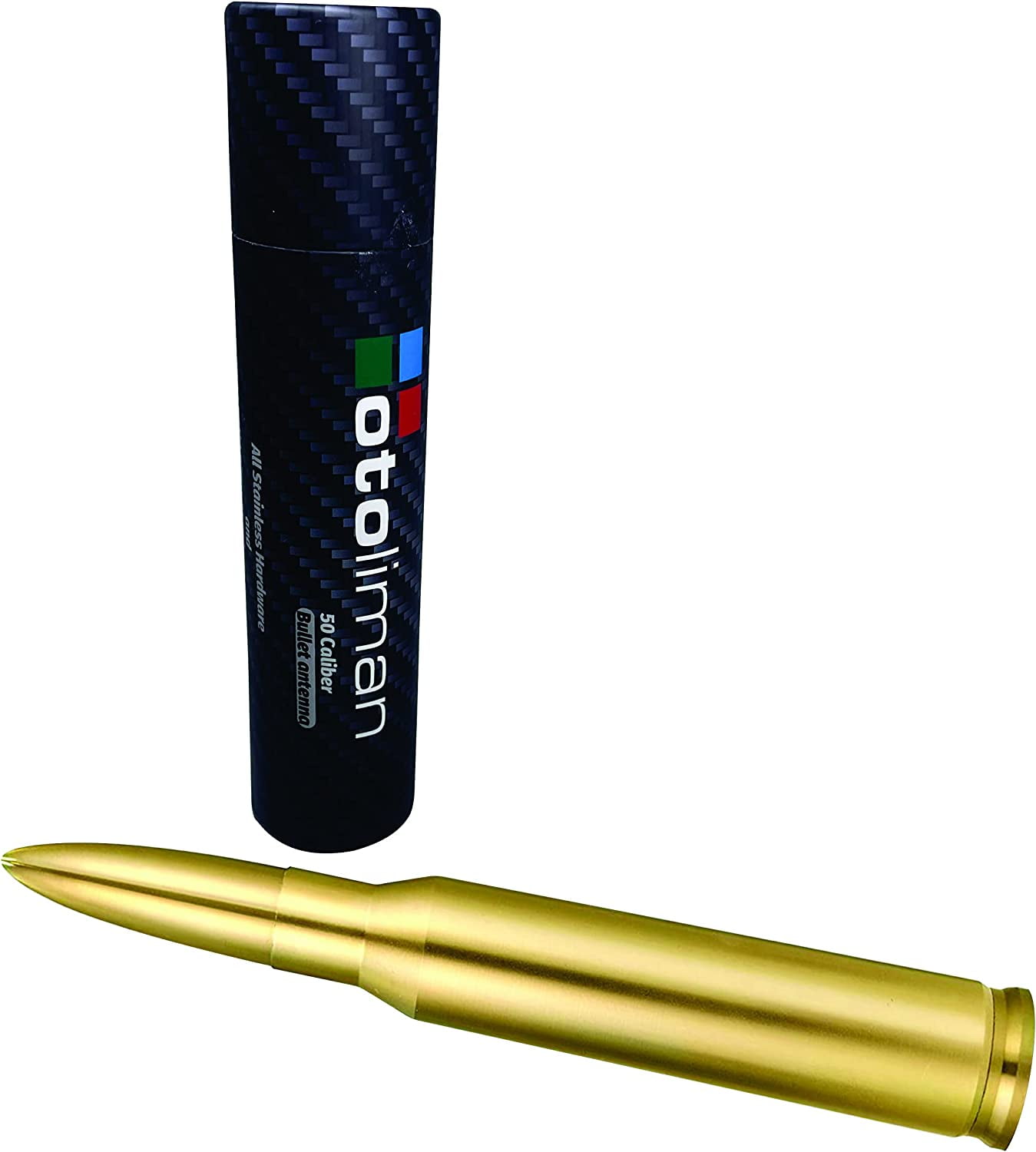 OTOLIMAN BULLET ANTENNA 50 CAL CALIBER for TRUCK DODGE RAM 1500 FORD