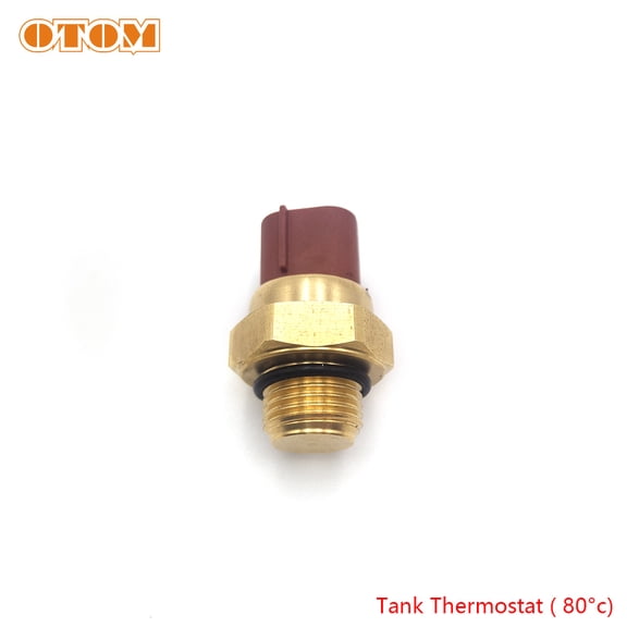 OTOM Motorcycle Water Tank Thermostat 65℃ 80℃ 85℃ 88℃ Fan Radiator Temperature Sensor Switch Motocross Universal Accessories