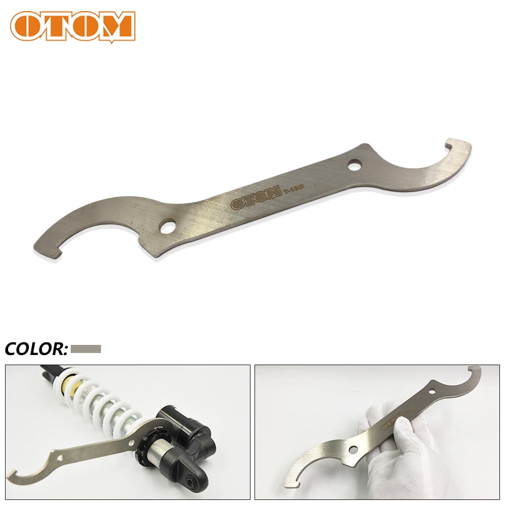 Motorcycle Rear Shock Tools OTOM Motorcycle Wrench Rear Shock Absorber Adjustment Tools Universal C ...