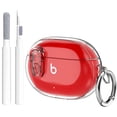 thumbnail image 1 of OTOPO NEW Beats Studio Buds/Buds Plus Case Cover Clear 2021/2023 Men Lock Clip with Cleaner Kit, Soft TPU Protective Case for Women Girls Kids, Clear, 1 of 6