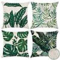 OTOSTAR Set of 4 Decorative Throw Pillow Covers 18x18 Inches