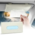 thumbnail image 1 of OTOSTAR Tissue Holder Box Mask Holder for Car, Soft Velvet Car Visor Tissue Holder Napkin Holder, Backseat Tissue Case Holder for Car, Vehicle (Beige), 1 of 7