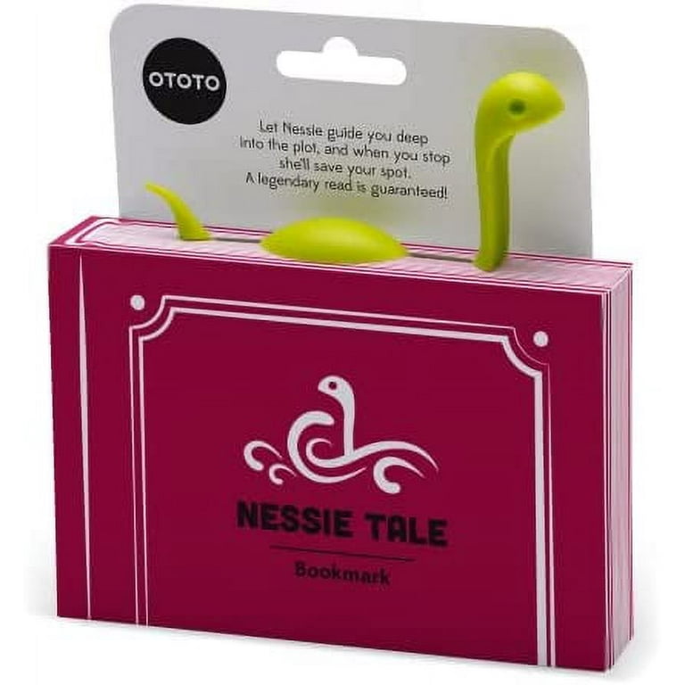 OTOTO Nessie Tale Book Mark - Green Pagekeeper Bookmark - Unique
