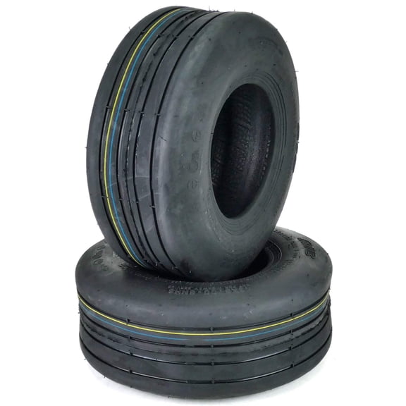 OTR 13x5.00-6 Ribbed Tires 4 Ply Lawn Mower Garden Tractor