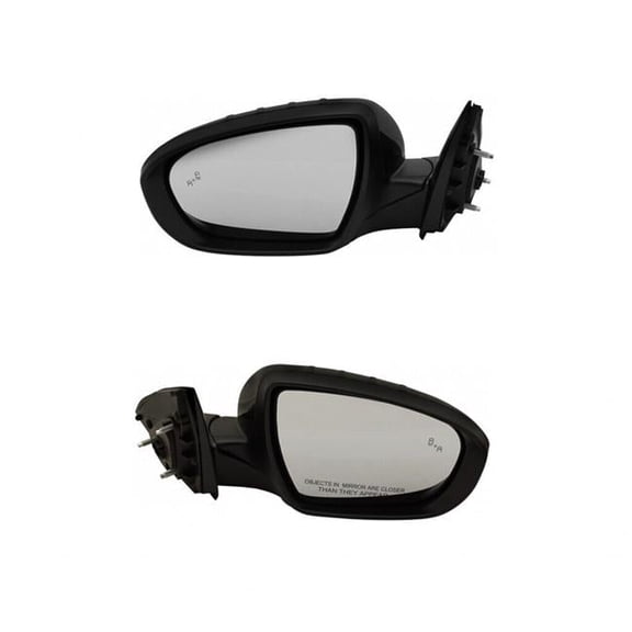 OTR Rear View Left Mirror with Signal Lamp with Power-Folding & Blind Spot Detection for 2014 2015 Kia Optima