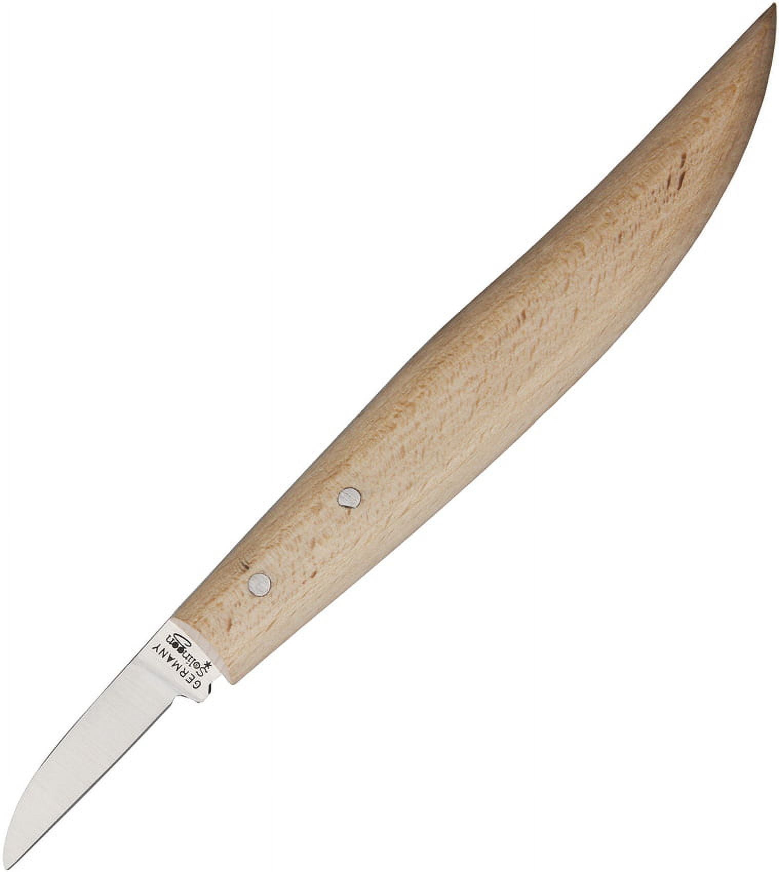 OTTER-Messer Scraping & Carving Knife Fixed Blade Knife, 1.75in, Carbon  Steel, S 