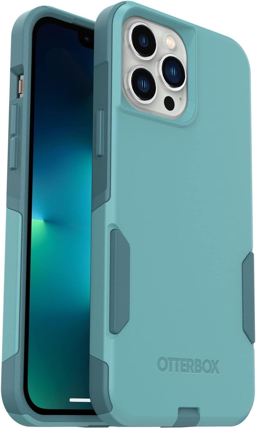 OtterBox COMMUTER SERIES Case for iPhone 13 Pro Max/12 Pro Max - Riveting Way (Teal)