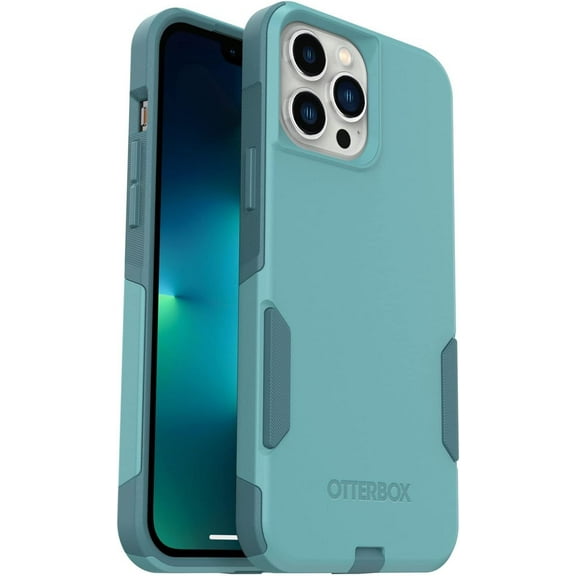 OtterBox COMMUTER SERIES Case for iPhone 13 Pro Max/12 Pro Max - Riveting Way (Teal)