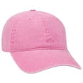thumbnail image 1 of OTTO 6 Panel Low Profile Garment Washed Pigment Dyed Baseball Cap - Azalea, 1 of 2