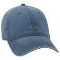 thumbnail image 1 of OTTO 6 Panel Low Profile Garment Washed Pigment Dyed Baseball Cap - Navy, 1 of 2