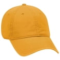 thumbnail image 1 of OTTO 6 Panel Low Profile Garment Washed Superior Cotton Twill - Gold, 1 of 3